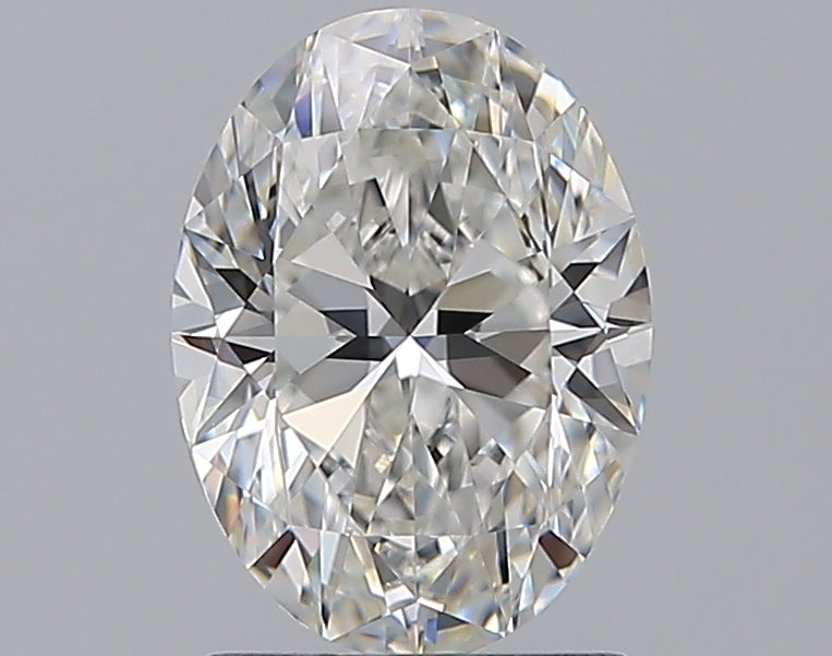 1.71 Carat Oval Natural Diamond with  Cut Diamond in 14KT  view 1
