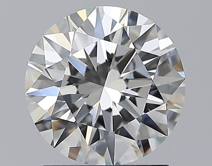 1.51 Carat Round Natural Diamond with  Cut Diamond in 14KT  view 1
