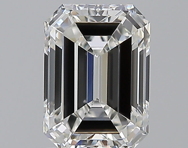 1.51 Carat Emerald Natural Diamond with  Cut Diamond in 14KT  view 1
