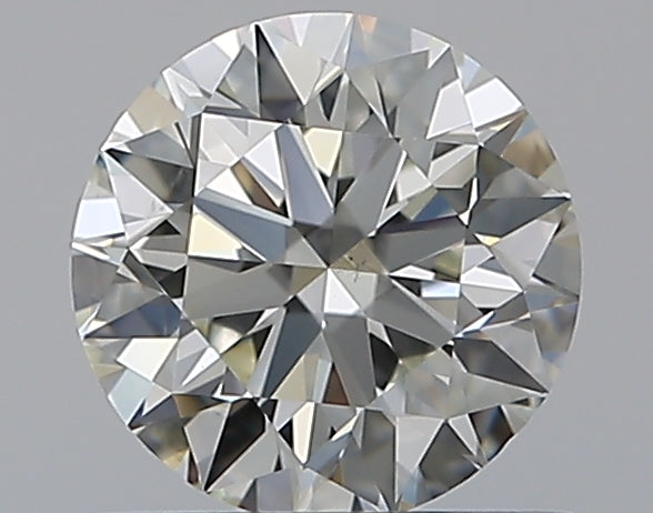 0.8 Carat Round Natural Diamond with  Cut Diamond in 14KT  view 1
