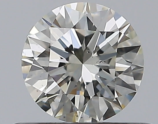 0.4 Carat Round Natural Diamond & 0.4 Carat Round Natural Diamond with  Cut Diamond in 14KT  view 1
