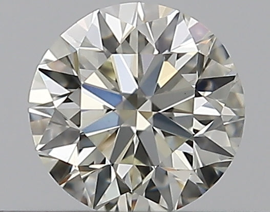 0.3 Carat Round Natural Diamond with  Cut Diamond in 14KT  view 1
