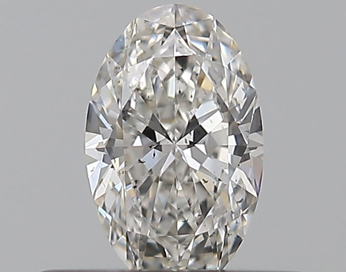 0.31 Carat Oval Natural Diamond with  Cut Diamond in 14KT  view 1
