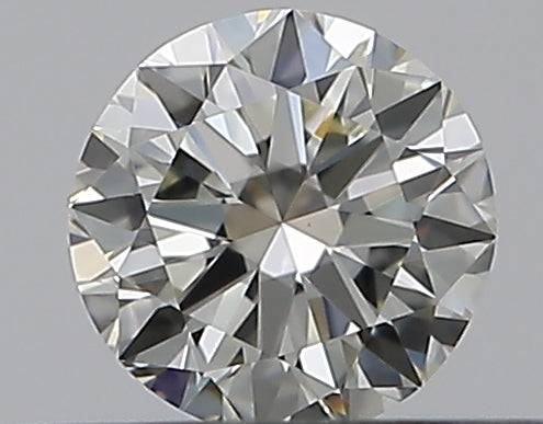 0.3 Carat Round Natural Diamond with  Cut Diamond in 14KT  view 1

