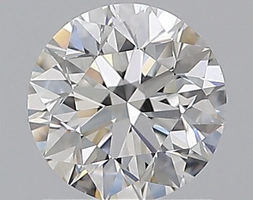 0.9 Carat Round Natural Diamond with  Cut Diamond in 14KT  view 1
