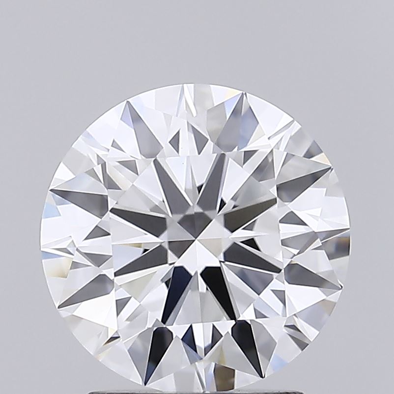 2.16 Carat Round Lab Diamond with  Cut Diamond in 14KT  view 1
