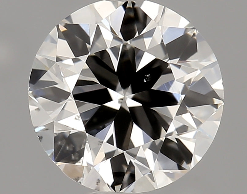 1.0 Carat Round Natural Diamond with  Cut Diamond in 14KT  view 1
