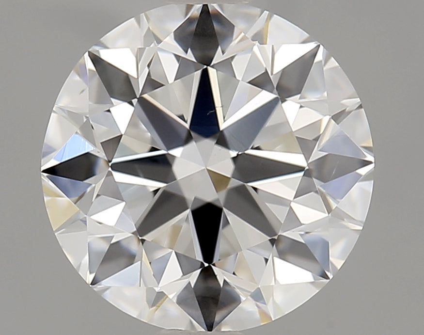 1.4 Carat Round Natural Diamond with  Cut Diamond in 14KT  view 1
