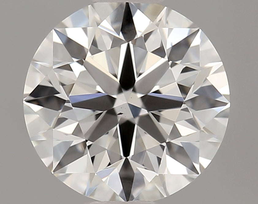 0.61 Carat Round Natural Diamond with  Cut Diamond in 14KT  view 1
