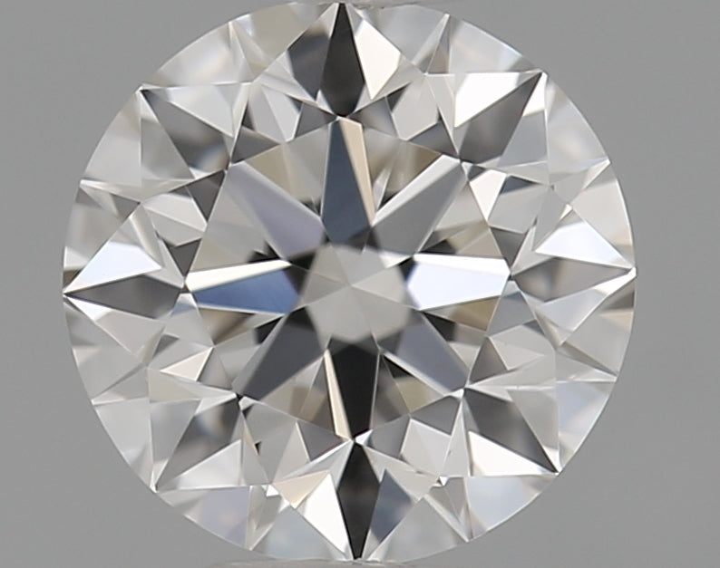 0.4 Carat Round Natural Diamond with  Cut Diamond in 14KT  view 1
