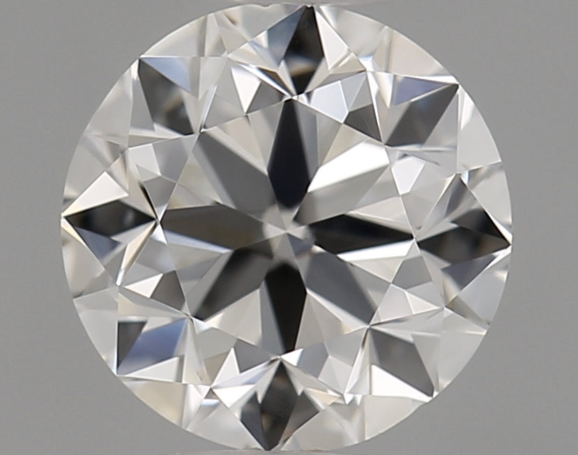 0.5 Carat Round Natural Diamond with  Cut Diamond in 14KT  view 1
