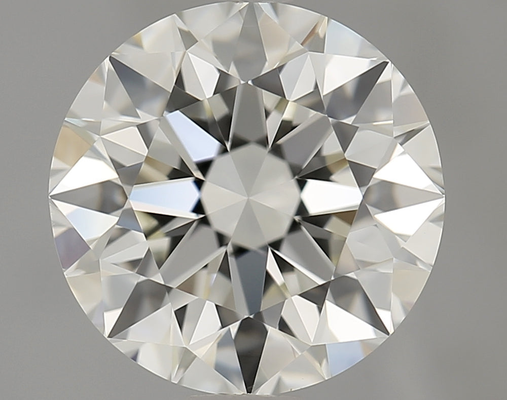 2.55 Carat Round Natural Diamond with  Cut Diamond in 14KT  view 1
