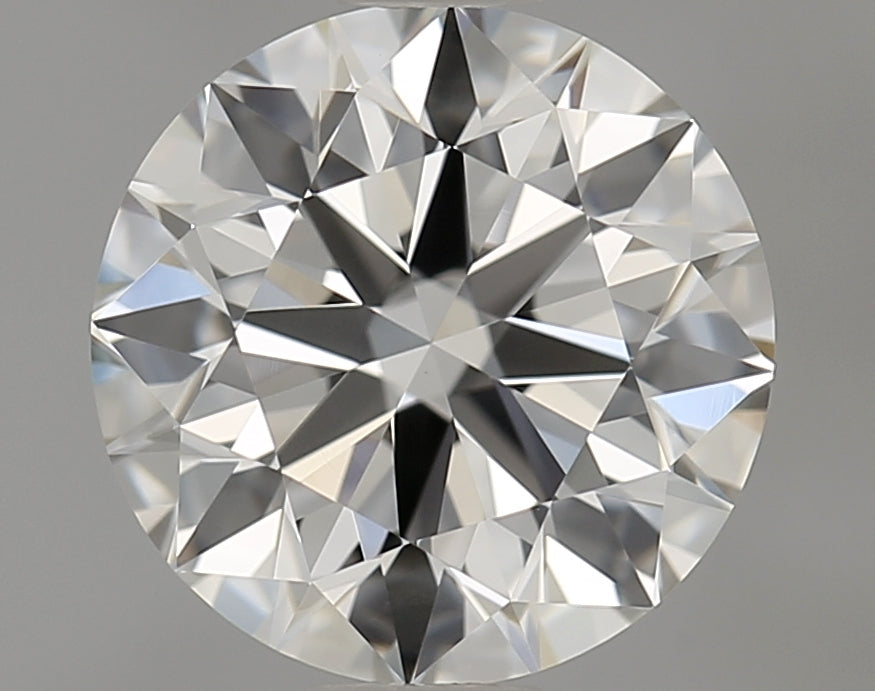 1.61 Carat Round Natural Diamond with  Cut Diamond in 14KT  view 1
