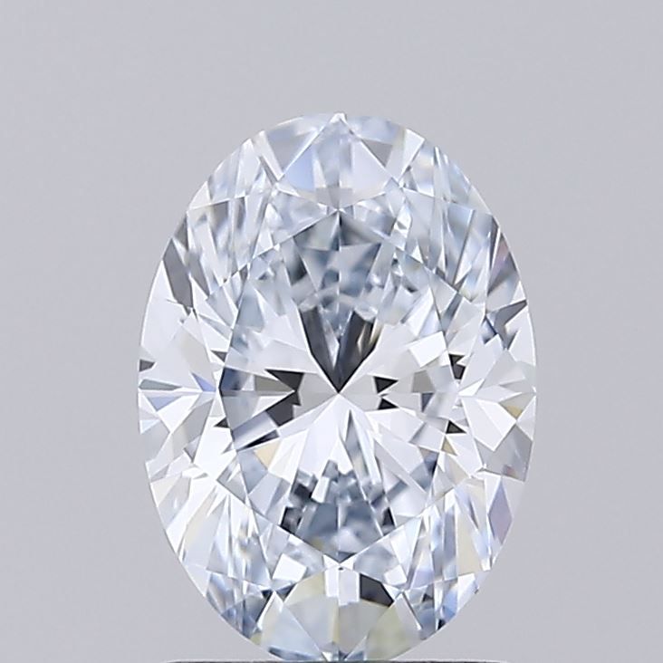 1.6 Carat Oval Lab Diamond with  Cut Diamond in 14KT  view 1
