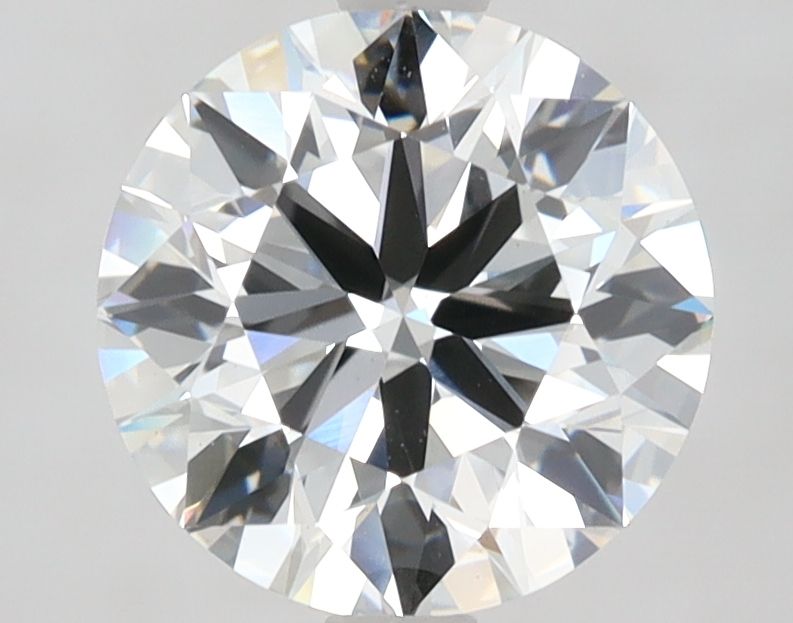 2.33 Carat Round Lab Diamond with  Cut Diamond in 14KT  view 1
