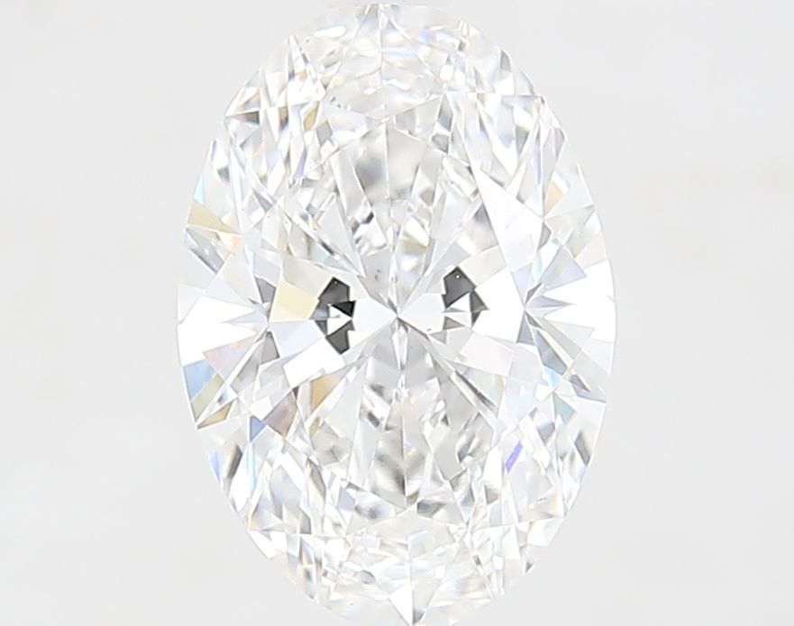1.96 Carat Oval Lab Diamond with  Cut Diamond in 14KT  view 1
