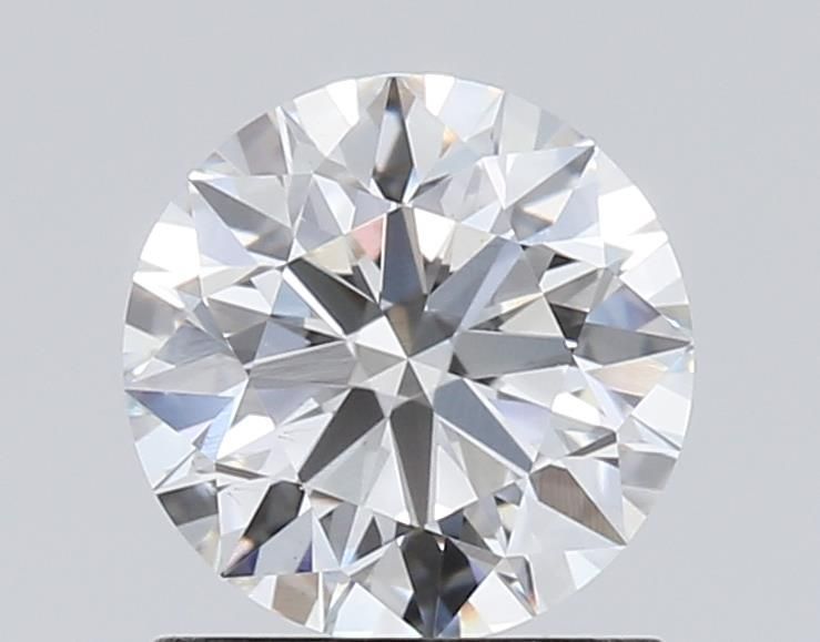 1.12 Carat Round Lab Diamond with  Cut Diamond in 14KT  view 1
