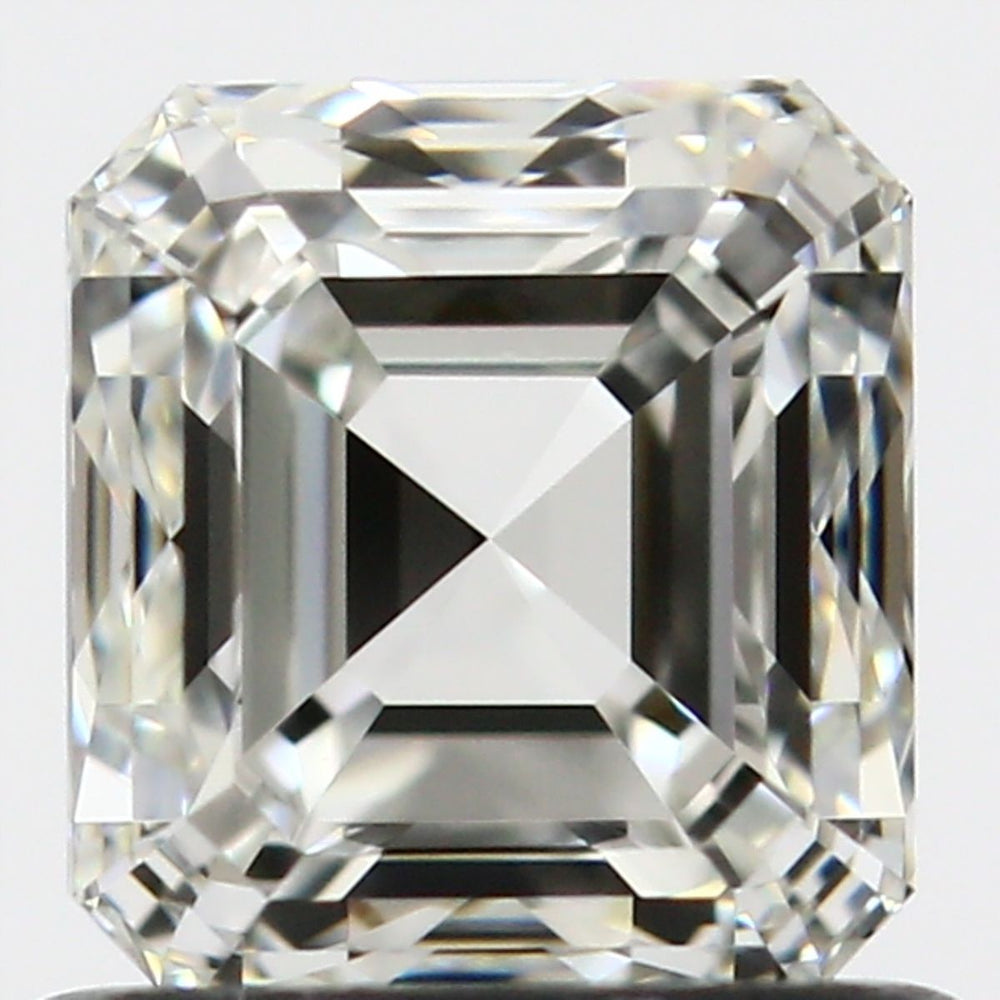 1.0 Carat Emerald Natural Diamond with  Cut Diamond in 14KT  view 1
