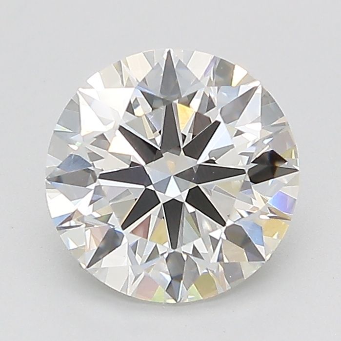 1.66 Carat Round Lab Diamond with  Cut Diamond in 14KT  view 1
