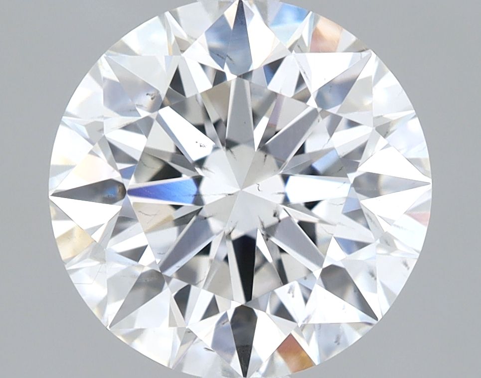 2.01 Carat Round Lab Diamond with  Cut Diamond in 14KT  view 1
