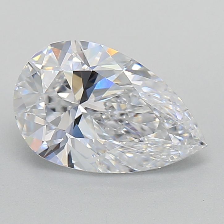 1.1 Carat Pear Lab Diamond with  Cut Diamond in 14KT  view 1

