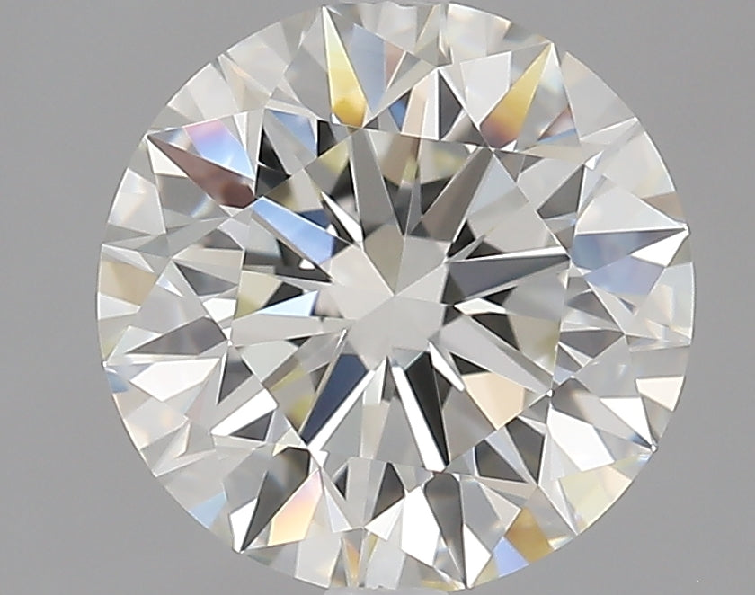 2.52 Carat Round Natural Diamond with  Cut Diamond in 14KT  view 1
