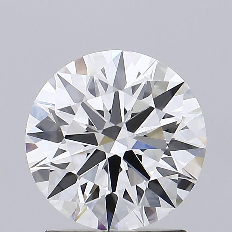 1.5 Carat Round Lab Diamond with  Cut Diamond in 14KT  view 1
