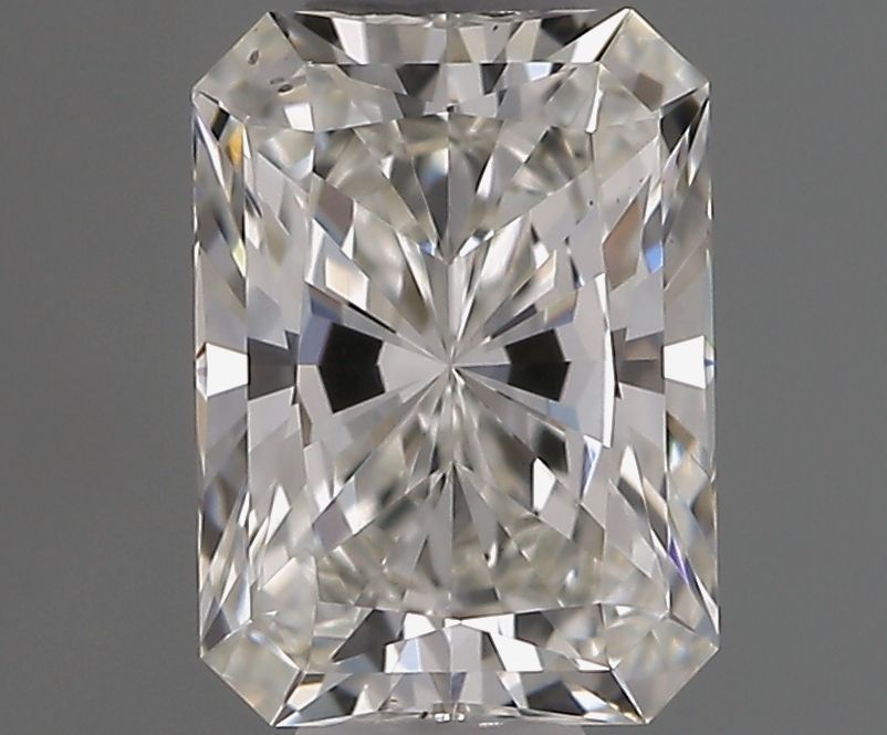 0.47 Carat Radiant Natural Diamond with  Cut Diamond in 14KT  view 1
