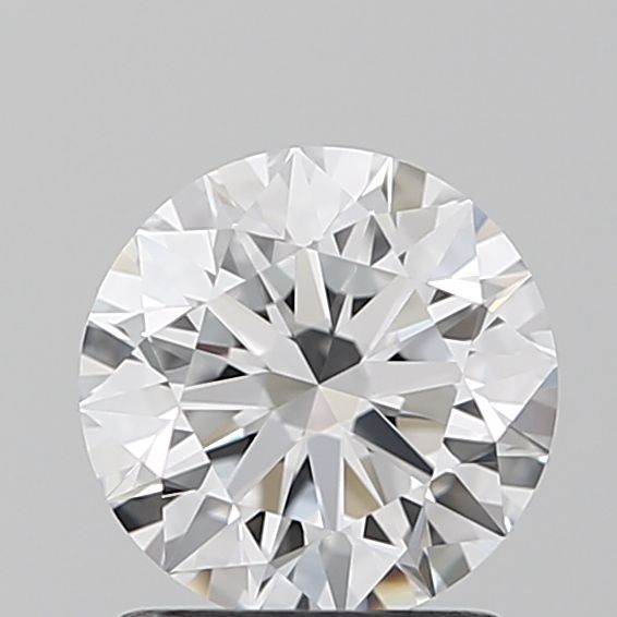 1.25 Carat Round Lab Diamond with  Cut Diamond in 14KT  view 1
