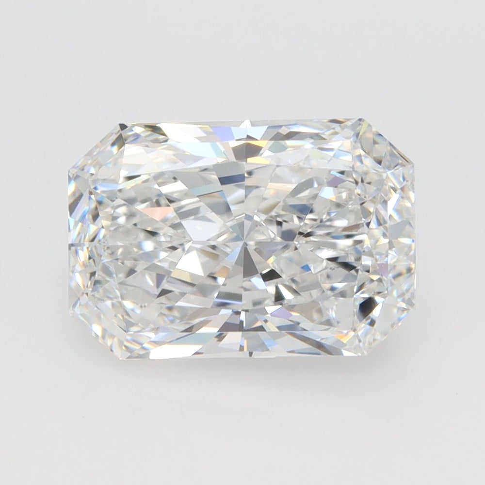 3.0 Carat Radiant Lab Diamond with  Cut Diamond in 14KT  view 1
