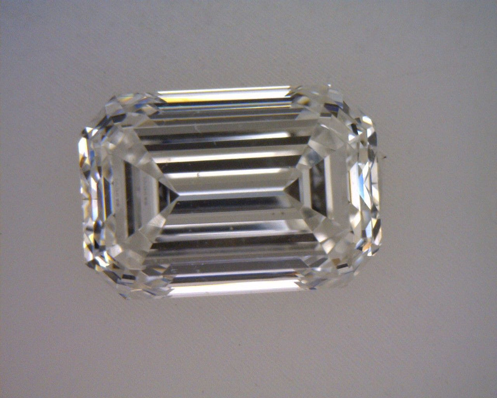 0.93 Carat Emerald Natural Diamond with  Cut Diamond in 14KT  view 1
