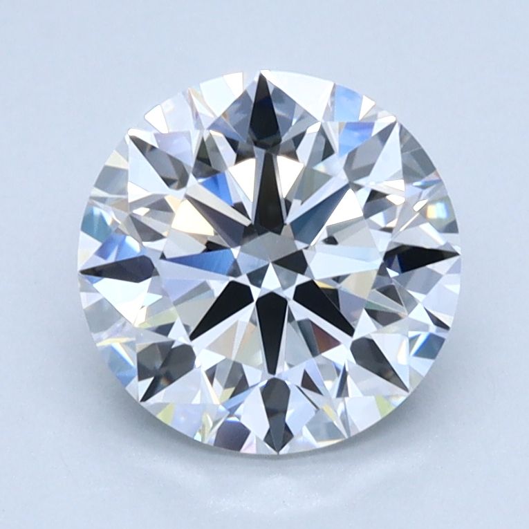 1.5 Carat Round Lab Diamond with  Cut Diamond in 14KT  view 1
