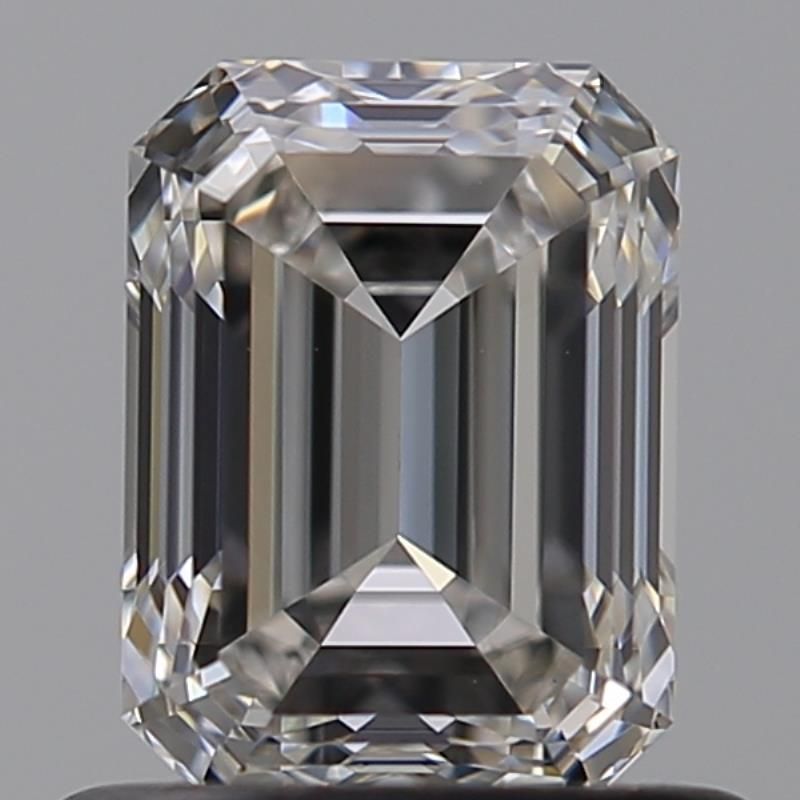 0.84 Carat Emerald Natural Diamond with  Cut Diamond in 14KT  view 1
