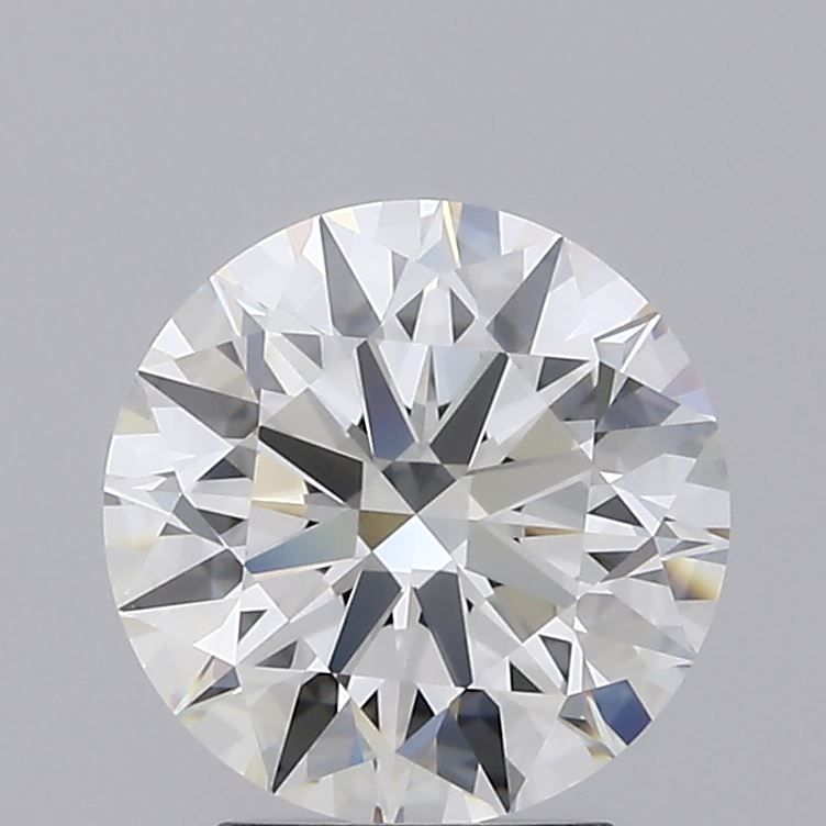 2.74 Carat Round Lab Diamond with  Cut Diamond in 14KT  view 1
