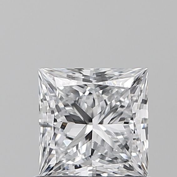 0.75 Carat Princess Lab Diamond with  Cut Diamond in 14KT  view 1
