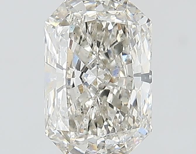 1.02 Carat Radiant Lab Diamond with  Cut Diamond in 14KT  view 1
