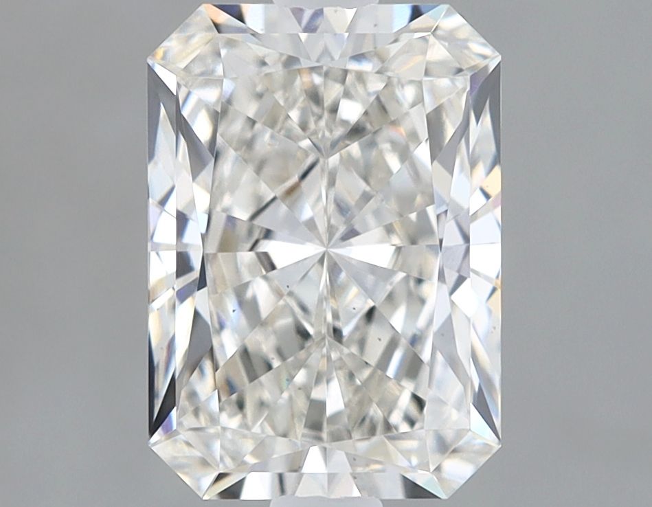 1.79 Carat Radiant Lab Diamond with  Cut Diamond in 14KT  view 1
