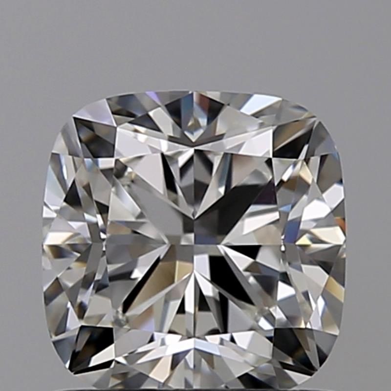 0.9 Carat CUSHION Natural Diamond with  Cut Diamond in 14KT  view 1
