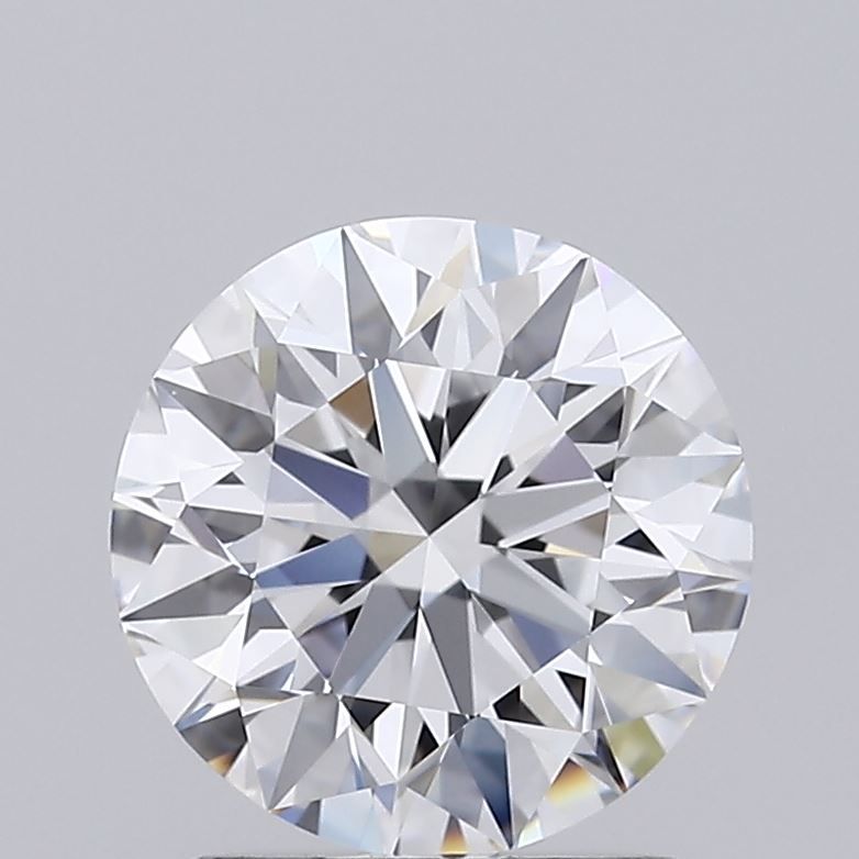 1.6 Carat Round Lab Diamond with  Cut Diamond in 14KT  view 1
