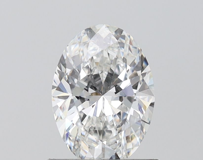 1.14 Carat Oval Lab Diamond with  Cut Diamond in 14KT  view 1
