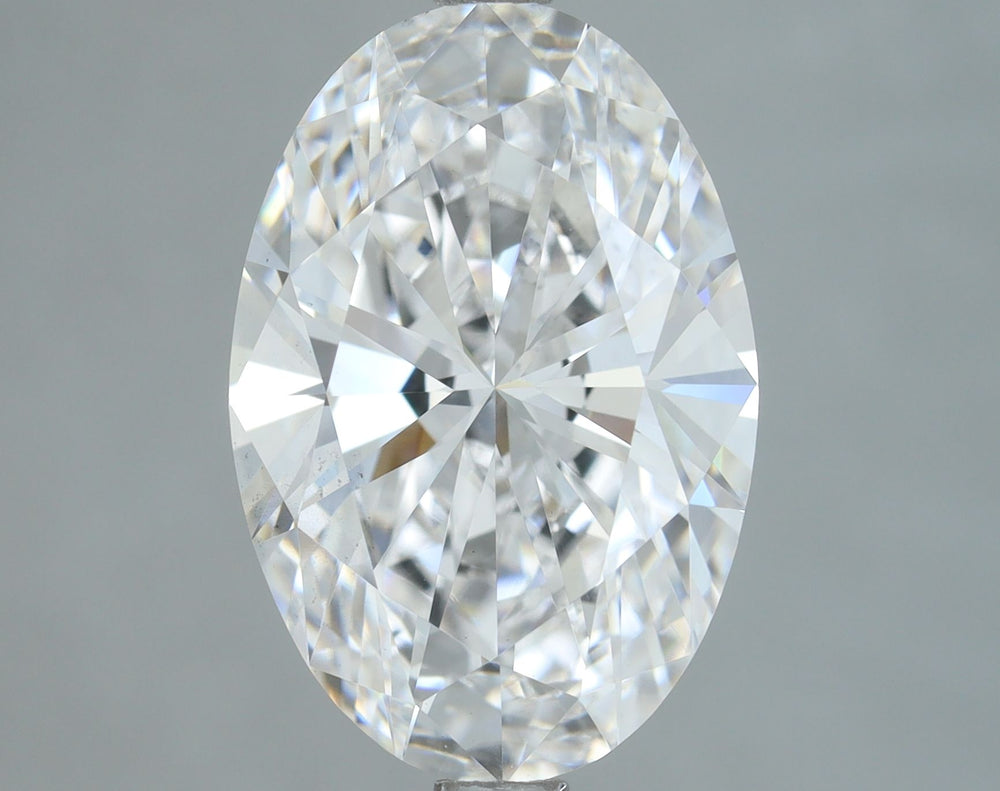 3.1 Carat Oval Lab Diamond with  Cut Diamond in 14KT  view 1
