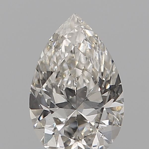 0.4 Carat Pear Natural Diamond with  Cut Diamond in 14KT  view 1
