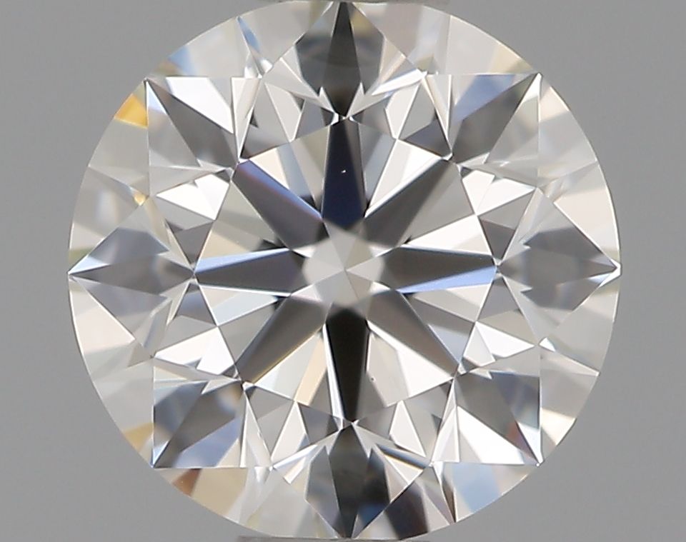 0.62 Carat Round Natural Diamond with  Cut Diamond in 14KT  view 1
