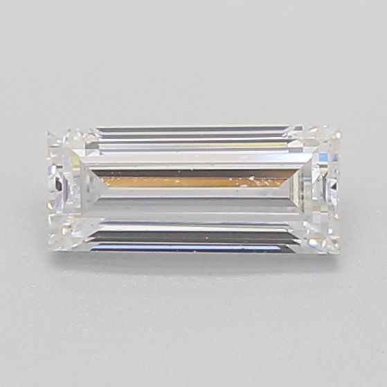 0.45 Carat Radiant lab Diamond with  Cut Diamond in 14KT  view 1
