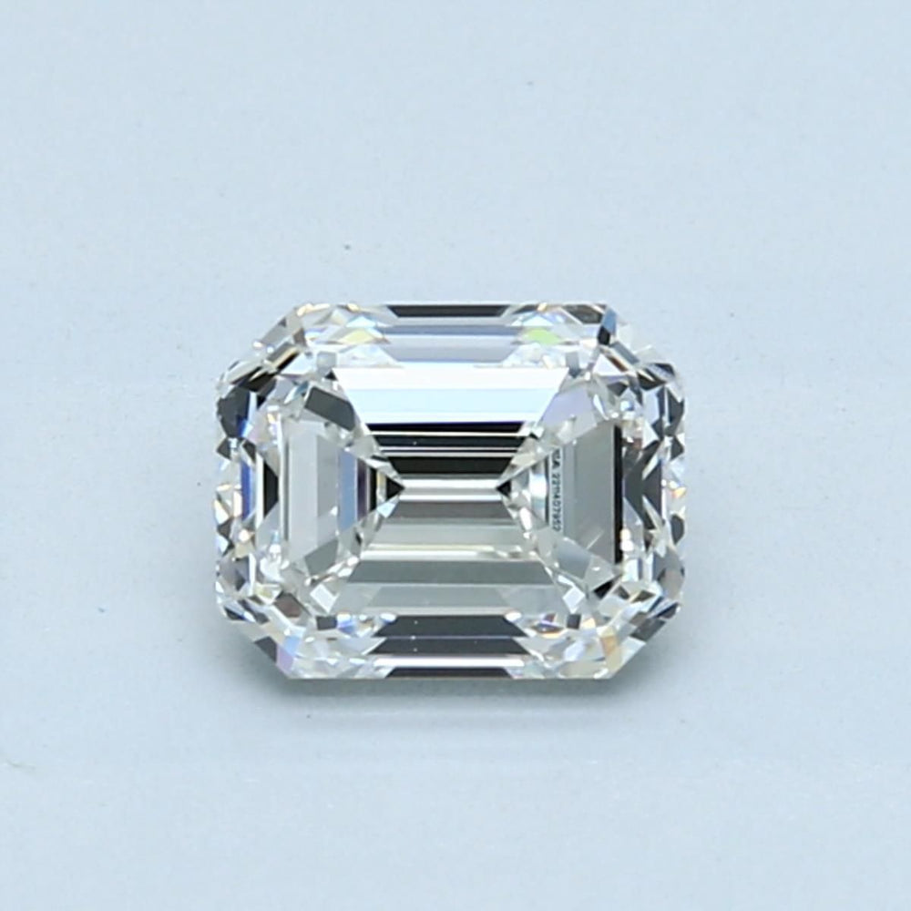 1.04 Carat Emerald Natural Diamond with  Cut Diamond in 14KT  view 1
