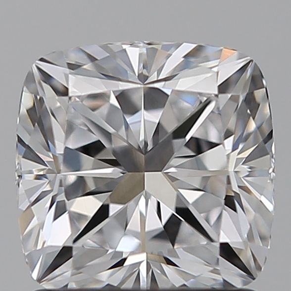 1.28 Carat Cushion Lab Diamond with  Cut Diamond in 14KT  view 1

