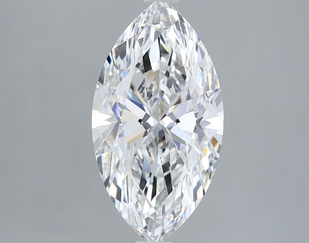 2.0 Carat Marquise Lab Diamond with  Cut Diamond in 14KT  view 1

