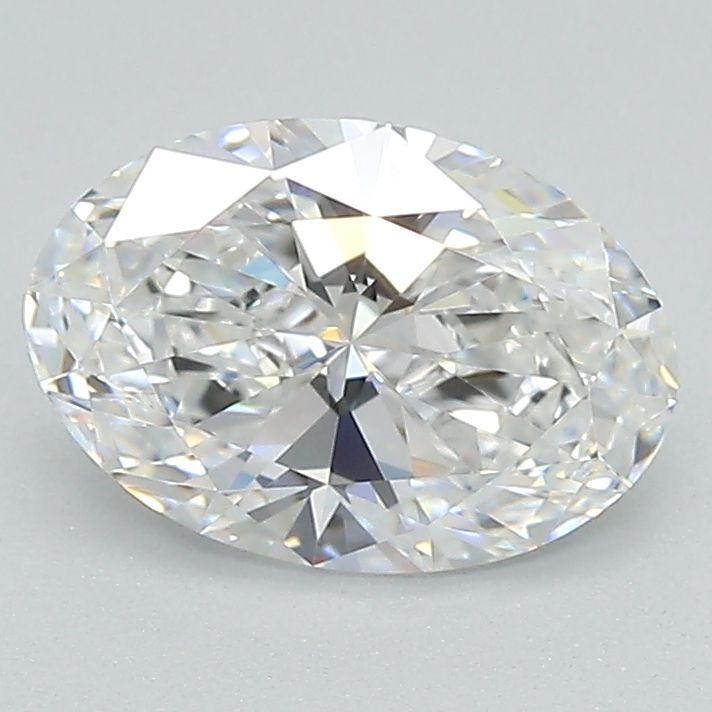 1.42 Carat Oval Lab Diamond with  Cut Diamond in 14KT  view 1
