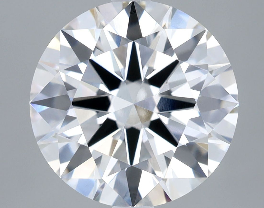 3.22 Carat Round Lab Diamond with  Cut Diamond in 14KT  view 1
