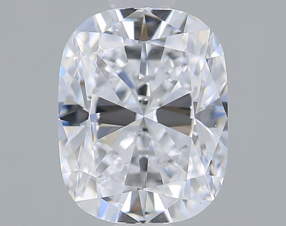 1.0 Carat Cushion Lab Diamond with  Cut Diamond in 14KT  view 1

